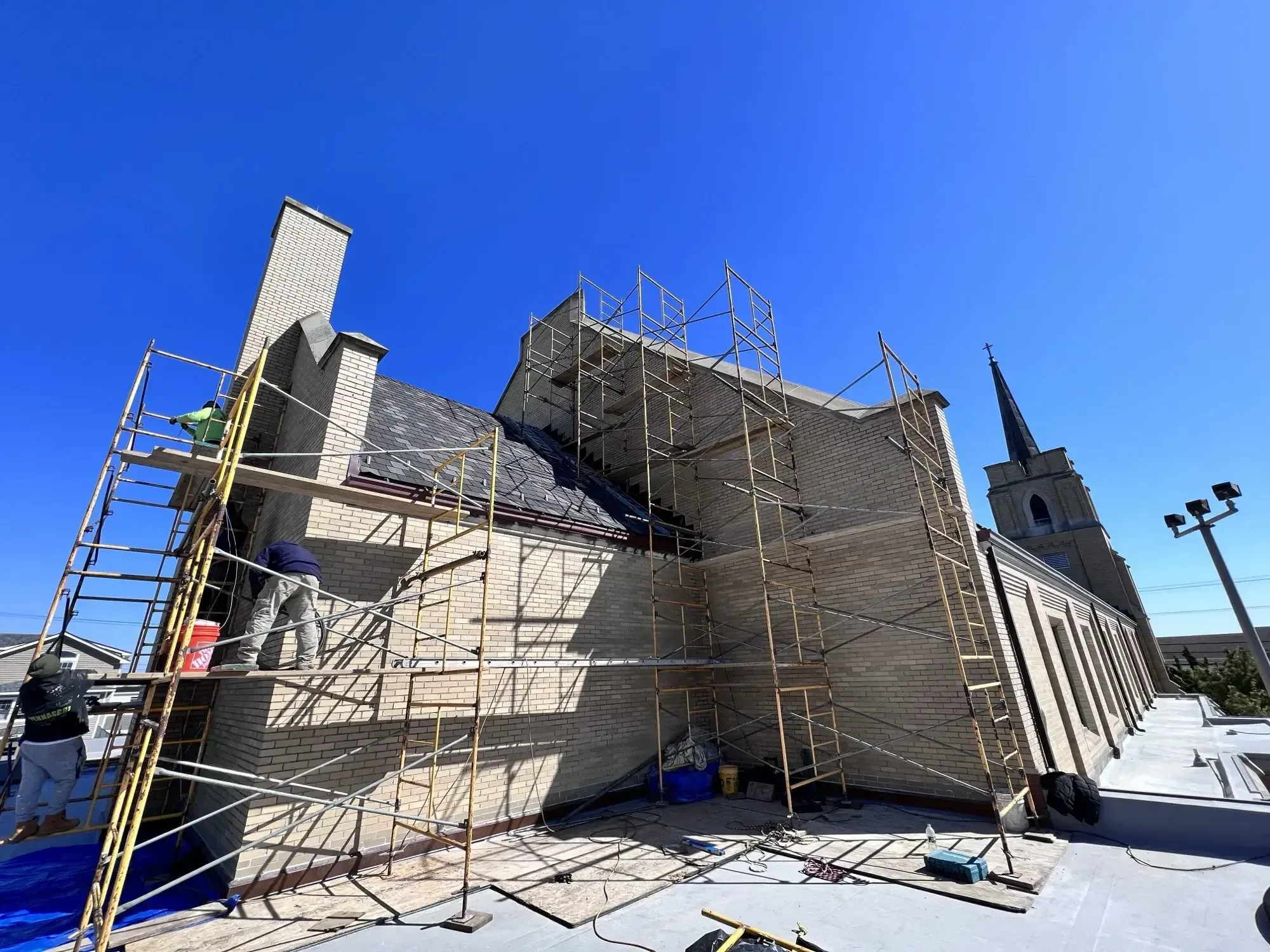 Historic church restoration by A. Pennacchi & Sons