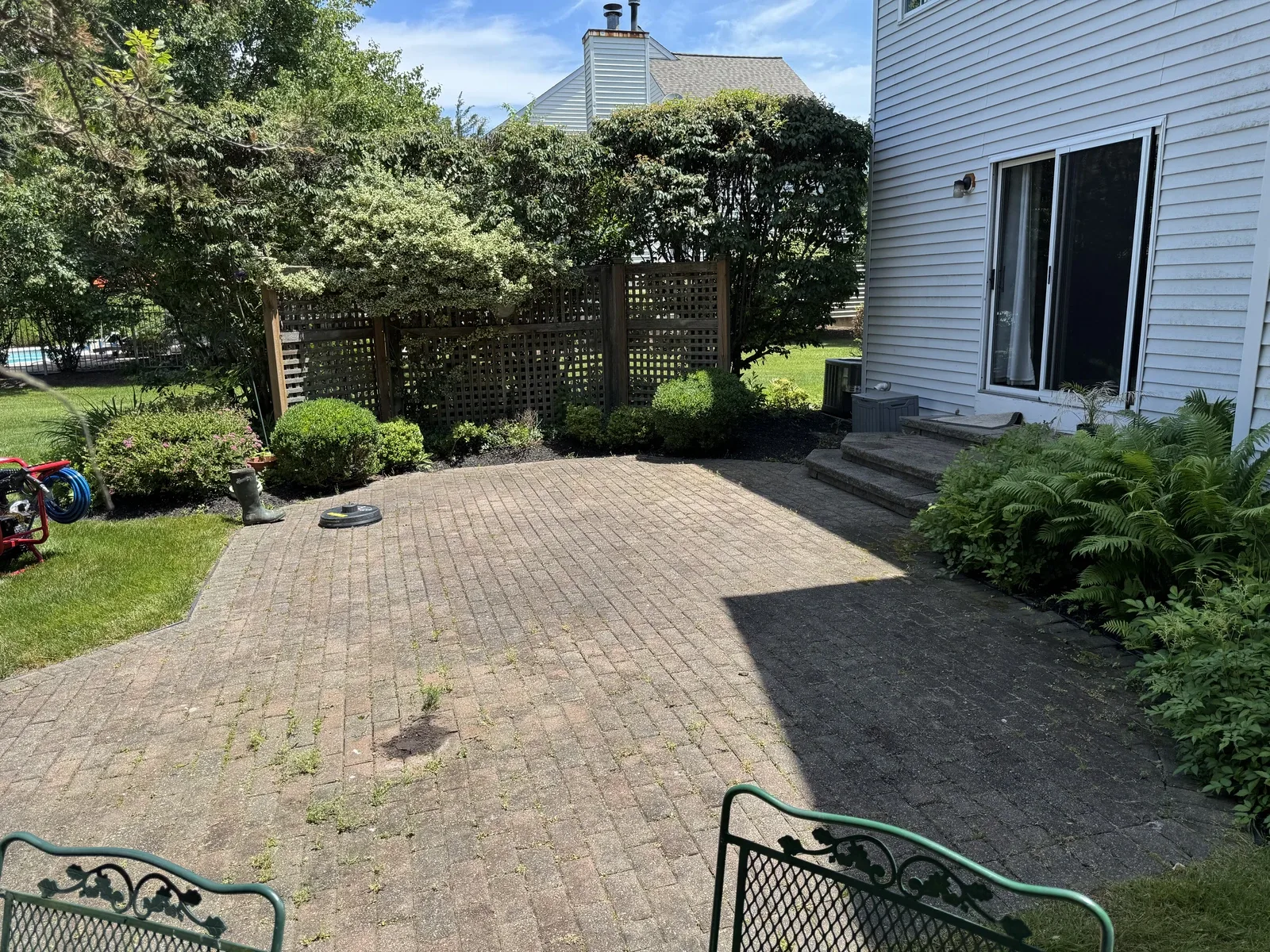 Exterior Cleaning before Pennacchi work began
